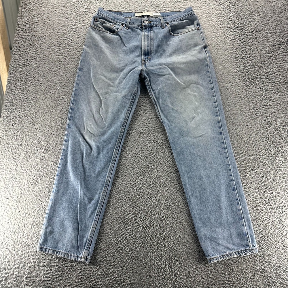 Vintage Levi's 512 Jeans Men's 36x30 Blue Cotton Denim Straight Workwear Faded